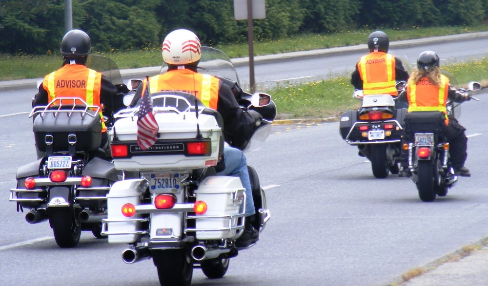WMST riders out on the road